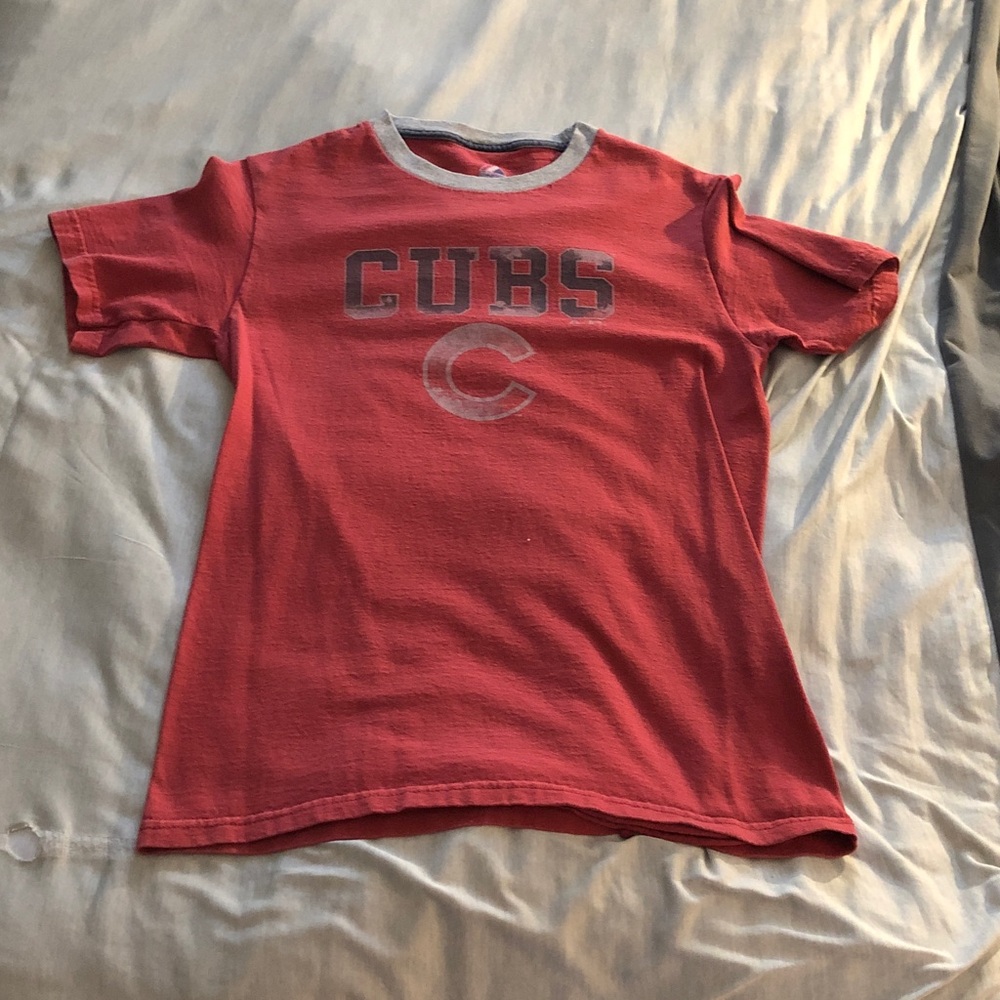 Majestic Cubs Red Tee
